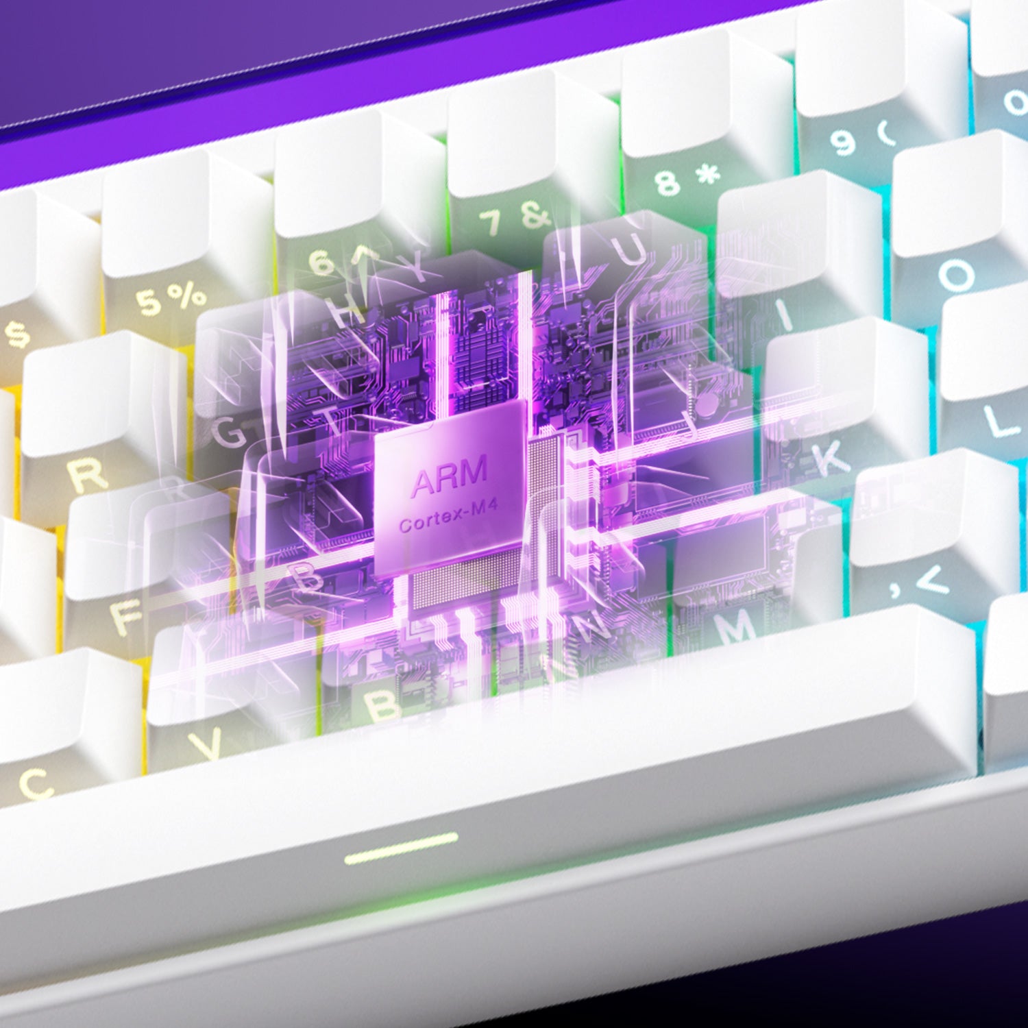 Veekos Shine60 HE Magnetic Keyboard ARM Cortex M4 CPU