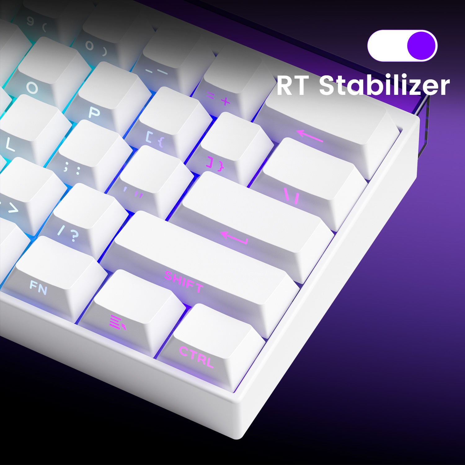 Veekos Shine60 HE Magnetic Keyboard RT Stabilizer