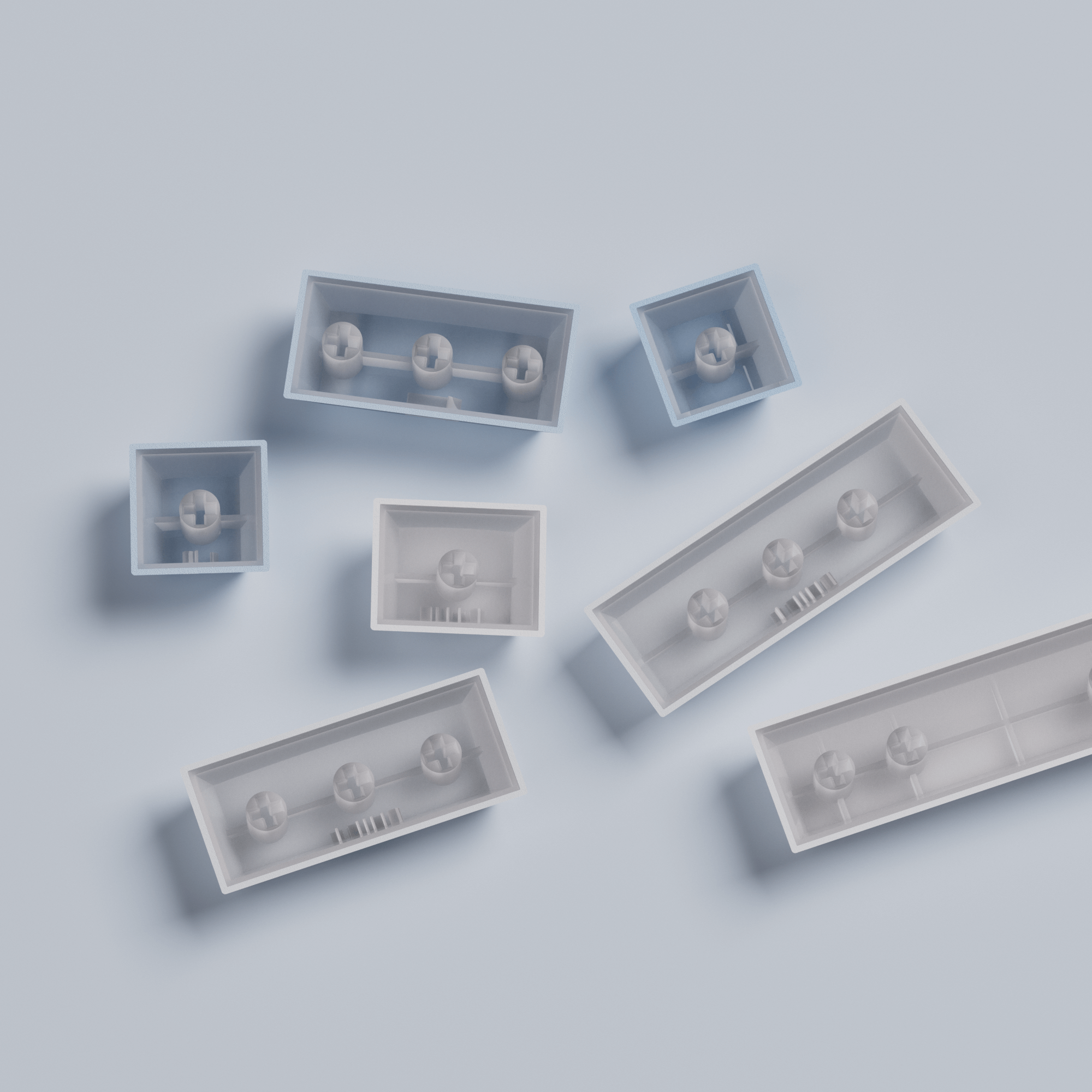 Veekos Blue Gradient Keycap Set MX Switch Compatible