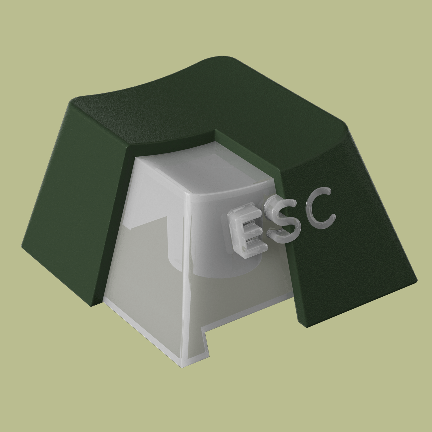 Veekos Forest Gradient Keycap Set PC PBT Material