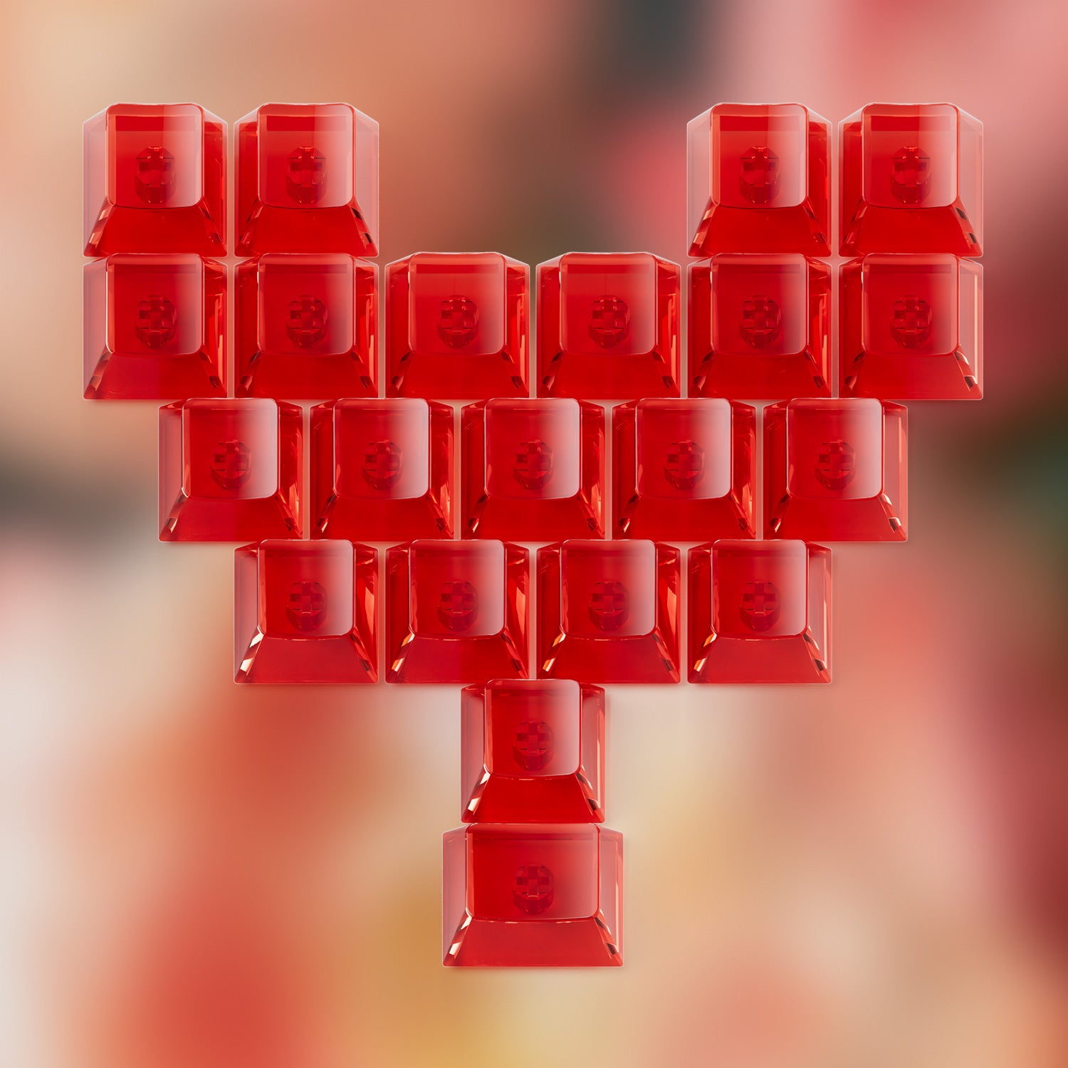 Veekos Red Keycaps
