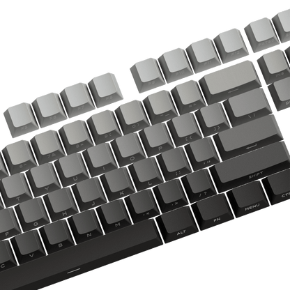 Black Gradient Keycap Set (135-Key)