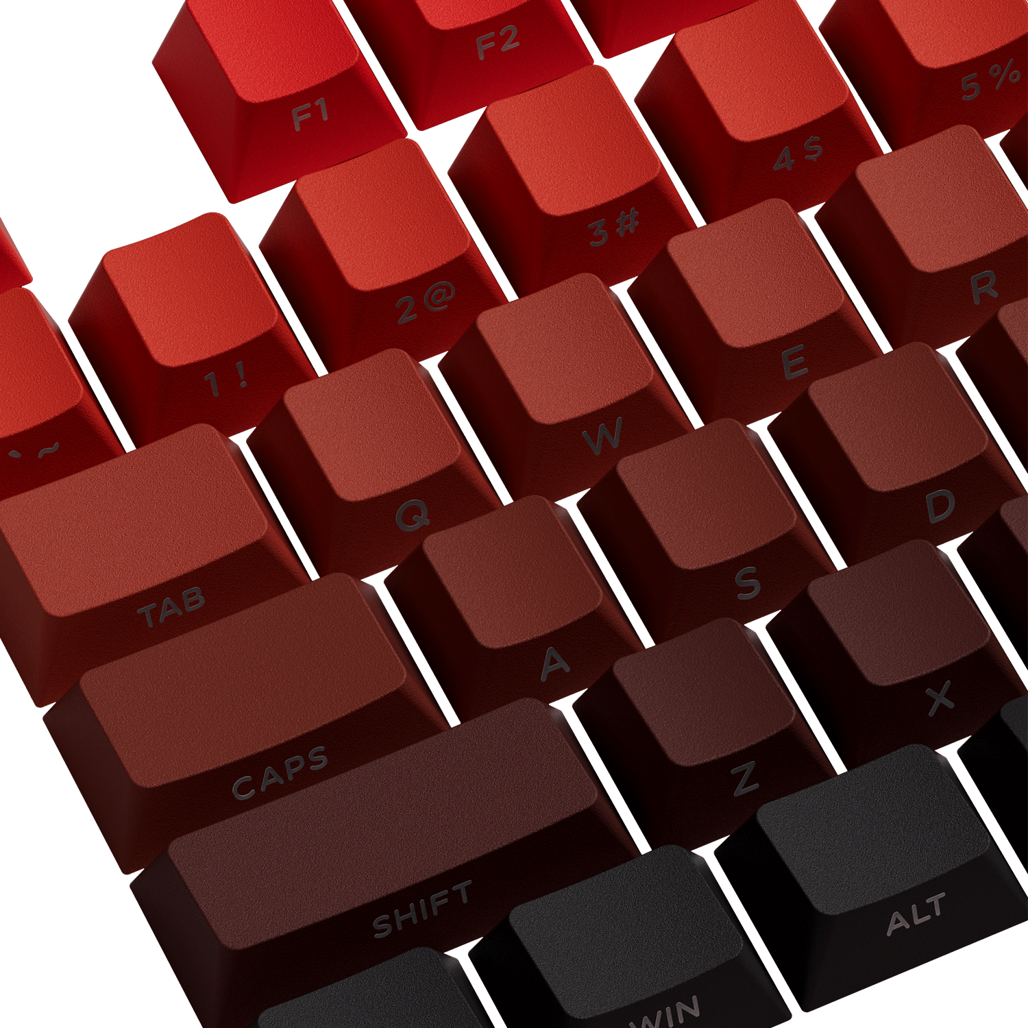 Blaze Gradient Keycap Set Key Details