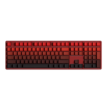 Blaze Gradient Keycap Set Install on the Full Size Keyboard