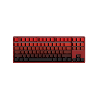 Blaze Gradient Keycap Set Install on the TKL Keyboard