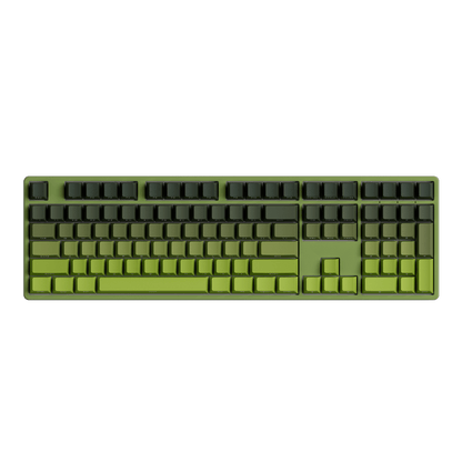 Forest Gradient Keycap Set Install on the Full Size Keyboard