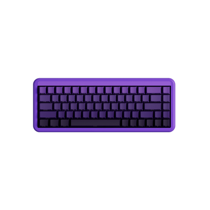 Purple Gradient Keycap Set Install on the 60% Keyboard