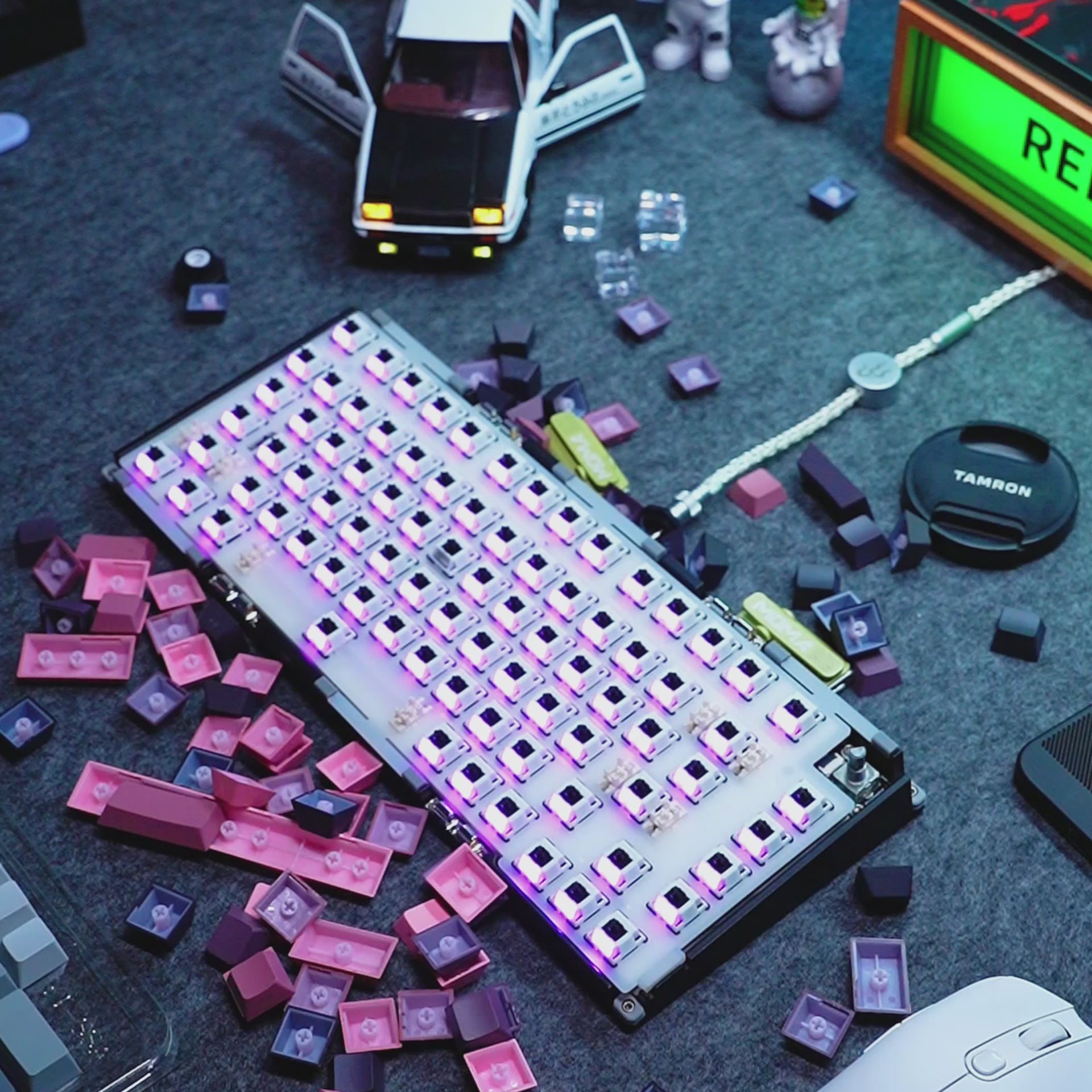 Black Gradient Keycap Set (135-Key)